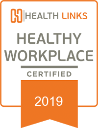 2019 Certified Healthy Workplace Badge