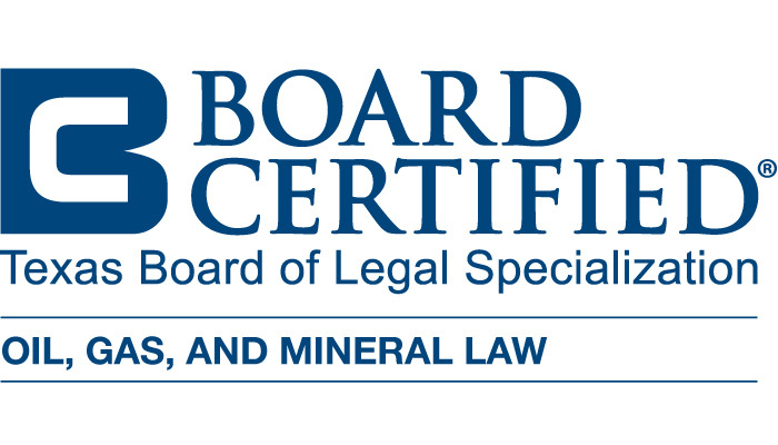 TX Board of Legal Specialization - Board Certified - Oil Gas Mineral Law