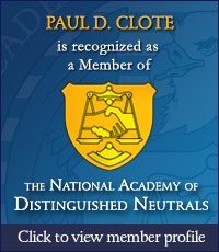 National Academy of Distinguished Neutrals - Clote