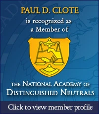 National Academy of Distinguished Neutrals - Clote